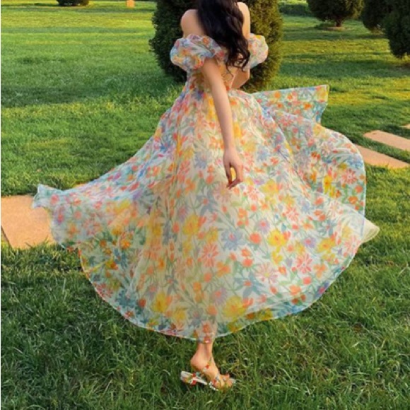 Floral cottagecore summer dress NWOT - Picture 10 of 16